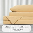 thumbnail image 3 of Stylish Pleated Hem 21-inch Extra Deep Pocket Comfortable Microfiber Sheet Set by Southshore Fine Linens, 3 of 9