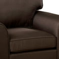 thumbnail image 3 of Benjara Transitional Style Chair with Pillow Backrest and Flared Armrests, Brown, 3 of 5