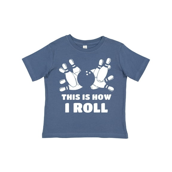 Inktastic How I Roll Bowling Boys or Girls Toddler T-Shirt