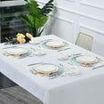 thumbnail image 5 of 15.4" Round Placemat Set of 1 Polyester Fabric Place Mats Non-Slip Dining Kitchen Table Mats for Kitchen Party Decor Cute Brown Dog Wearing Hats, 5 of 5