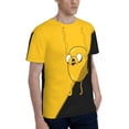 thumbnail image 4 of Adventure Time Jake the Dog Shirt 3d Printed T Shirt Crewneck Short Sleeve Top Tees For Mens, 4 of 8