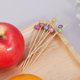 thumbnail image 5 of FELTECHELECTR 100 palillos desechables hechos a mano para cócteles, palillos creativos de bambú para aperitivos, palillos de madera para frutas, decoración de fútbol, suministros para fiestas., 5 of 7