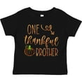 thumbnail image 3 of Inktastic One Thankful Brother Thanksgiving Design with Pumpkin Boys Toddler T-Shirt, 3 of 5