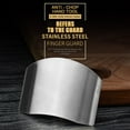 thumbnail image 4 of fheaev 6PCS Finger Guards For Cutting Stainless Steel Finger Guard Knife Finger Guard Finger Cutting Guard Multifunctional Finger Protectors For Dicing, 4 of 9