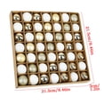 thumbnail image 2 of 49 Pcs Mini Christmas Ornaments for Mini Tree - 1.18" Shatterproof Small Hanging Balls Set for Xmas Holiday Table Wreath Decor (C), 2 of 8