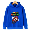 thumbnail image 3 of Ropa infantil con estampado creativo de Super Mario, sudadera informal de calle para hermano, sudadera deportiva para exteriores, sudadera con capucha para hermano de 2 a 14 años, 3 of 5