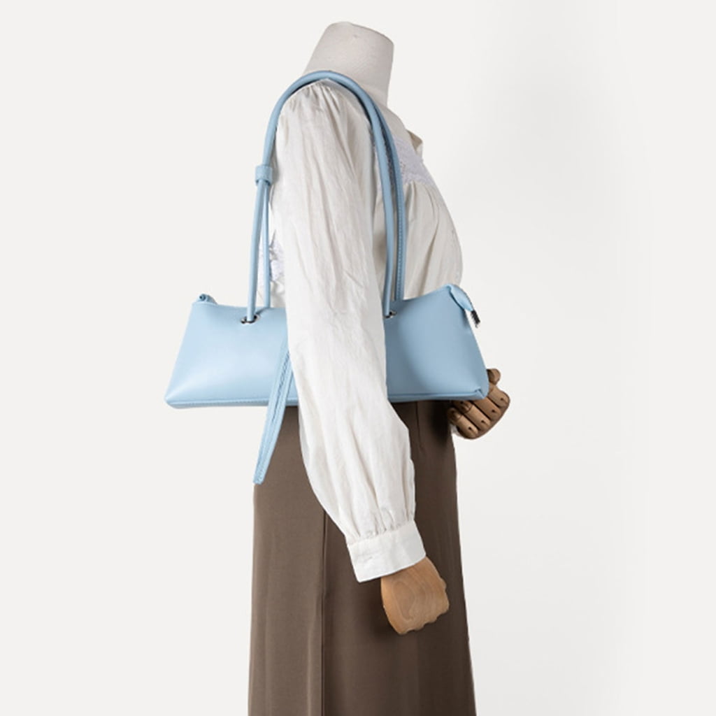 FENOHREFE Elegant Korean Style Armpit Shoulder Bag Large Capacity Underarm Purse Evening Bags Handag for Fashion Women