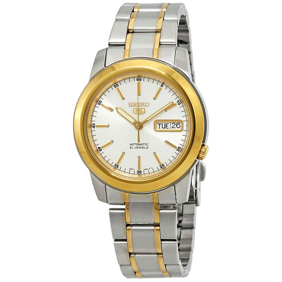 Seiko Series 5 Automatic Gold Dial Two-tone Men's Watch SNK792 - Walmart.com
