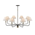 thumbnail image 6 of AC12038BB Artcraft Lighting Providence - 8 Light Chandelier-20.5 Inch Tall and 52 Inch Wide, 6 of 15