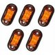 thumbnail image 1 of 5 uds luces LED de posición lateral iluminación luces delanteras traseras luz LED de liquidación luz de posición naranja Universal 12V 24V, 1 of 5