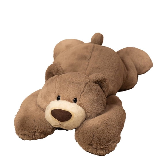 EIGTHTAIL Weighted Stuffed Animals 55cm Playful Expression Bear Comfortable Feel Lovable Design Baby Stuff White