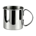 thumbnail image 2 of FURNIX 500Ml Stainless Steel Mug With Handle,Metal Unbreakable Coffee Mugs,Camping Mugs,Tea Cup With Handle,Drinking Cups For Outdoor,Cups For Hot Cold Drinks,Strong Sturdy Mug,Cups For Beer Wine, 2 of 5