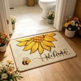 thumbnail image 6 of AuroraX House Welcome Matt Outdoor Front Door Entrance Floral Holiday Front Door Rugs for Outside Non Slip 16x24 Washable Welcome Mats for Inside Mothers Day Gifts for Mom, 6 of 7