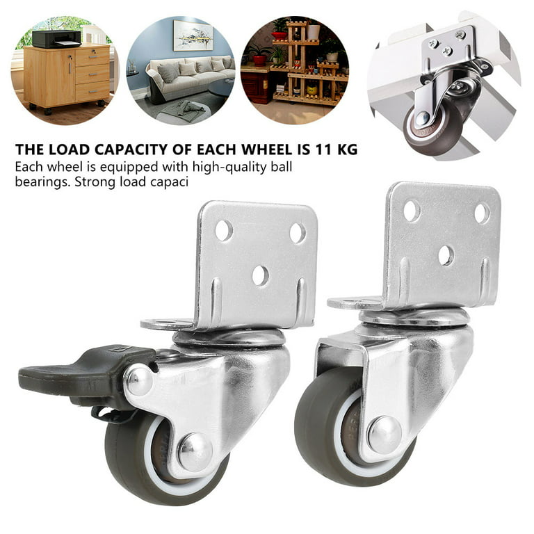 16 Piece Mini Swivel Wheels Sliders Roller For Appliance, Load Capacity  14Lbs Per Wheel - AliExpress