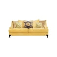 thumbnail image 3 of Furniture of America Charlette Traditional Fabric 2-Piece Sofa Set in Gold, 3 of 10