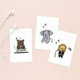 thumbnail image 6 of Monolike Buddy Single card - mix 24 pack, unique and cute 24 animal Postcards, 6 of 7