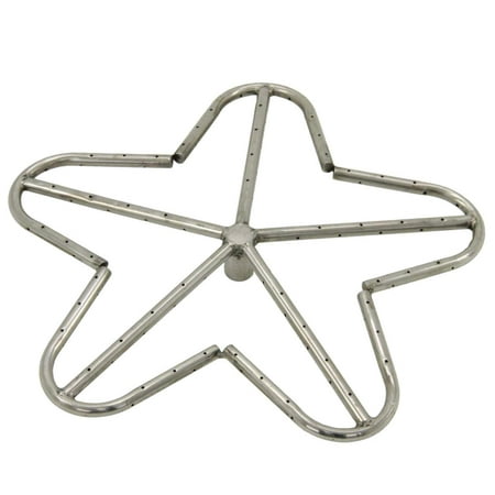 Hpc Penta Fire Pit Burner 18 Stainless Steel Natural Gas