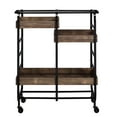 thumbnail image 2 of Heavy Duty Metal Frame with 3 Trays / Easy Maneuverability for Entertaining, 2 of 3