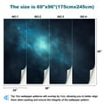 thumbnail image 3 of Peel and Stick Wallpaper Universe filled stars nebula galaxy Modern Art Wall Mural Decor Self Adhesive and Removable 69in x 98in, 3 of 8