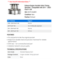 thumbnail image 2 of Exhaust Engine Variable Valve Timing Sprocket - Compatible with 2011 - 2020 Ford F-150 - Dorman, 2 of 2