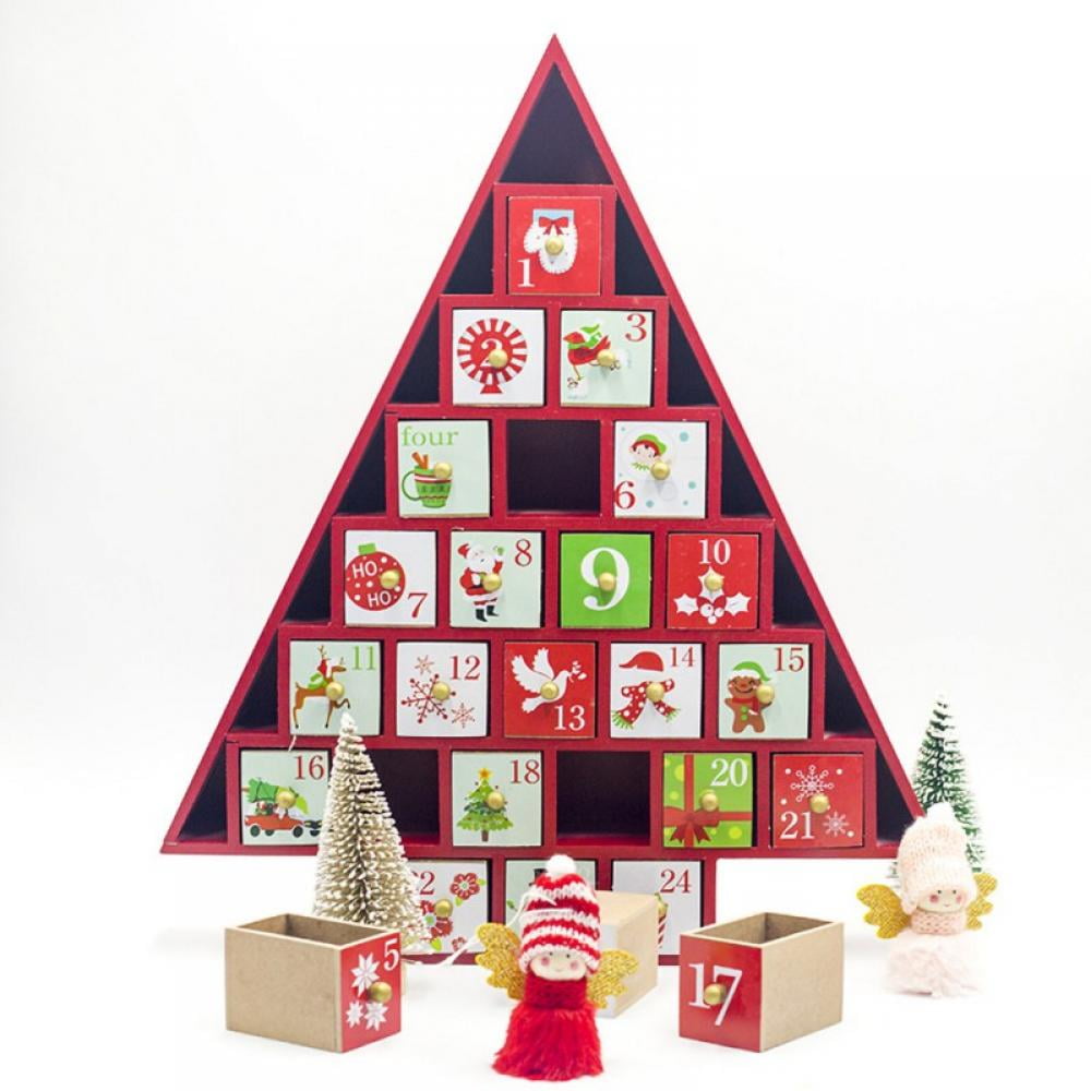 Bangus christmas tree shaped advent calendar countdown calendar 24 