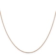 thumbnail image 2 of 14K Rose Gold Cable Chain Styles Necklace 20 inch 1.10 mm Diamond-cut with Lobster Clasp 1, 2 of 4