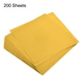 thumbnail image 3 of Unique Bargains 200 Sheets 6x6 Inch Origami Paper Double Sided Golden Yellow Square Sheet for Art Craft Project, Beginners, 3 of 5