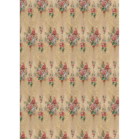 Ahgly Company Machine Washable Indoor Rectangle Transitional Light Brown Area Rugs, 9' x 12'