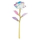 thumbnail image 2 of Colorido Rosa Chapado En Oro Rosa Luminosa Rosa Flores Secas Artificiales Para El Regalo Del Día De San Valentín Día De Acción De Gracias 24K Minnieouse HA014256-00, 2 of 5