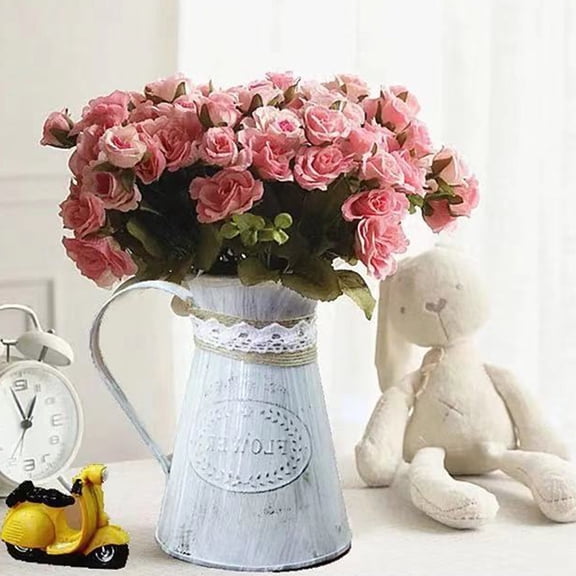 OUNONA Retro Iron Art Flower Vase by for Elegant Home and Garden Decor