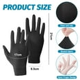 thumbnail image 2 of Upf50+ Summer Ice Silk Sunscreen Gloves With Leaky Finger Touch Screen Breathable Gloves Driving Non-Slip - black, 2 of 5