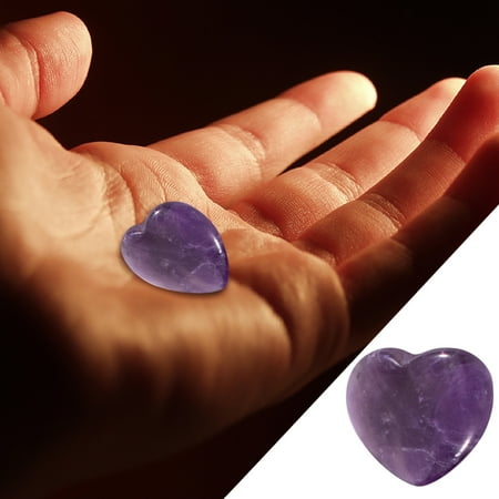 

20mmX20mmX6mm Natural Crystal Love Ornament Gift Non-Porous Peach Heart Eye Stone