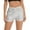 White, variant on frariair Shorts for women High Waisted Sequin Shorts for Women Elastic Straight Leg Sparkly Glitter Shorts Black 1 PC