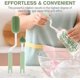 thumbnail image 3 of pc Light Green Silicone Baby Bottle Brush, 3 in 1 Baby Bottle Cleaning Brush, Baby Bottle Brush, 3 of 5