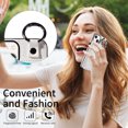 thumbnail image 5 of iPhone 13 Case ,Card Slots Leather Wrist Strap Phone Cover for iPhone 13, 5 of 5