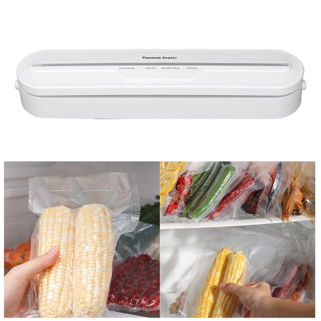 Machine Scelleuse sous Vide Machine Scelleuse Alimentaire Automatique Machine Compacte de Mise sous Vide pour la Conservation des Aliments et Collations avec Modes de Scellage Simple sous Vide Sec et Humide 120W pour Usage Domestique