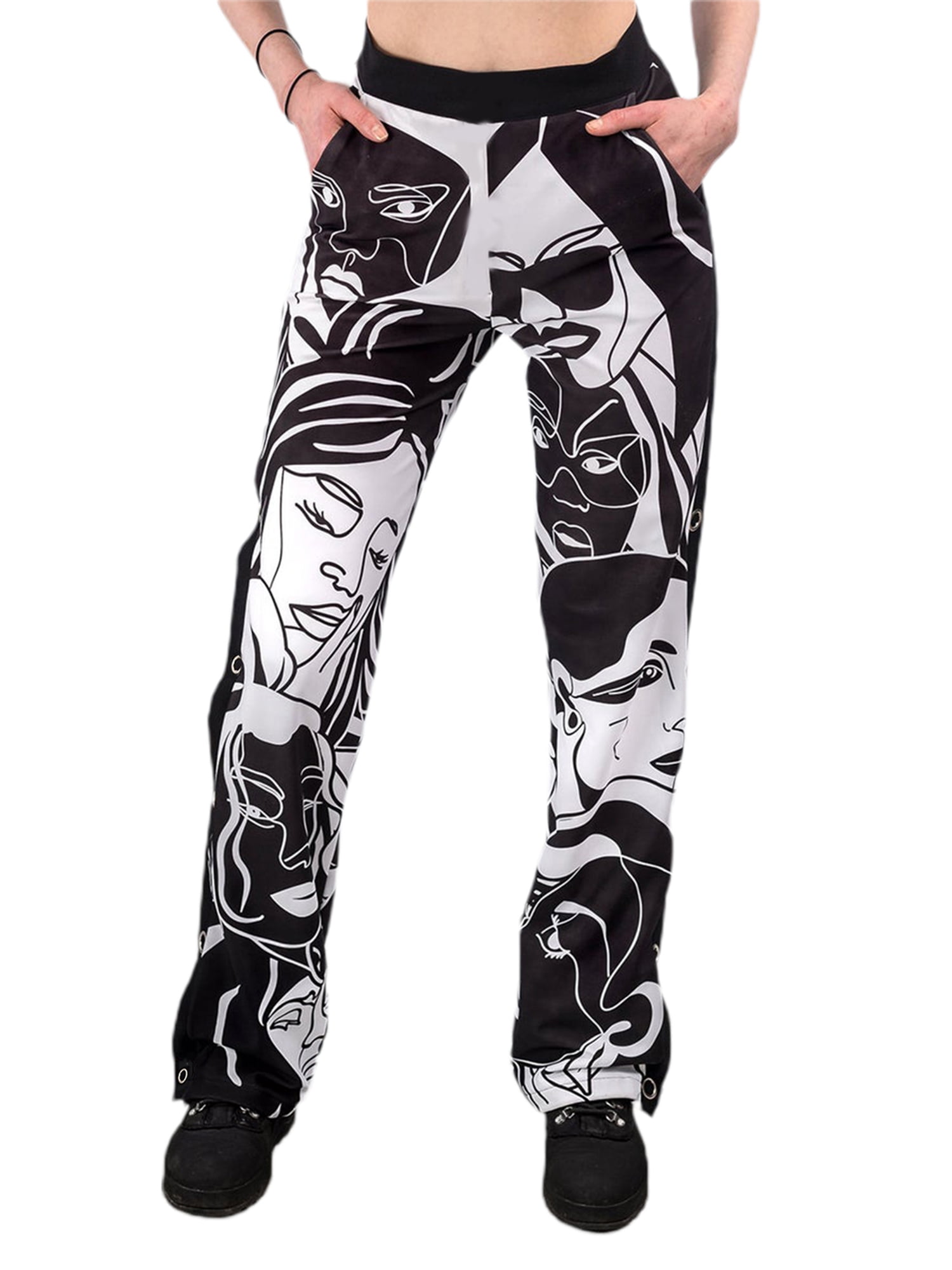 Women Baggy Sweatpants Pants High Waist 