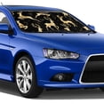thumbnail image 4 of Fotbe Christmas Gold Deers Car Windshield Sunshade | Sun Visor Protector Front Window Shade, Keeps Out UV Rays, Keeps Your Vehicle Cool-Medium, 4 of 7