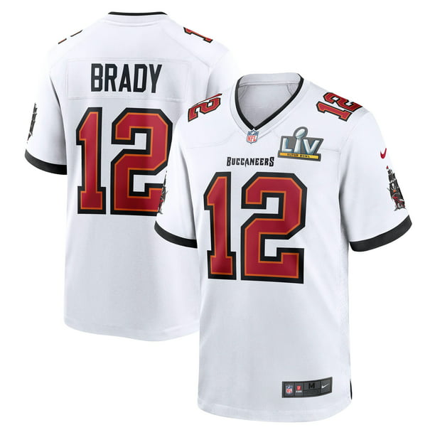 Tom Brady Tampa Bay Buccaneers Nike Super Bowl LV Champions Game Jersey - White