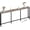 Greige, Black, variant on 94.5'' Narrow Console Table with Outlet, 7.1" Behind Couch Table | Skinny Sofa Table with Charging Station, Entryway Table for Hallway, Living Room Rustic Brown and Black TXG24UBF