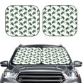 thumbnail image 2 of Gukieu Watercolor Turtle Print Car Windshield Sun Visor, Foldable Anti-UV Car Sun Visor Suitable for Vans, Trucks Car Accessories-Large, 2 of 6