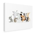 thumbnail image 2 of Trademark Fine Art Hanna Melin Dancing Cat Canvas Wall Art, 2 of 4