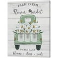 thumbnail image 2 of Farmhouse Vintage Daisy Truck Wall Art Farm Floral Pickup Pictures Wall Decor Rustic Country Farm Flower Canvas Prints Painting Framed Artwork for Bathroom Bedroom Living Room Kitchen 12"x16", 2 of 6
