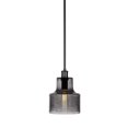 thumbnail image 1 of Toltec Lighting 1902-MB-SMK Aurora 1 Light Pendant In Matte Black Finish With Smokey Glass ( No Bulb Included ), 1 of 1