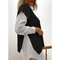 thumbnail image 3 of Asyoly Women's Winter Cable Knit Sweater Vest Crew Neck Sleeveless Knitted Jumper Trendy Pullover Tops, 3 of 5