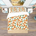 thumbnail image 3 of Designart 'Pineapples Fruit Pattern' Tropical Duvet Cover Set, 3 of 4