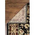thumbnail image 4 of Linon Home Decor Persian Treasures Area Rug Collection, Cream and Black, 8' x 10', 4 of 5
