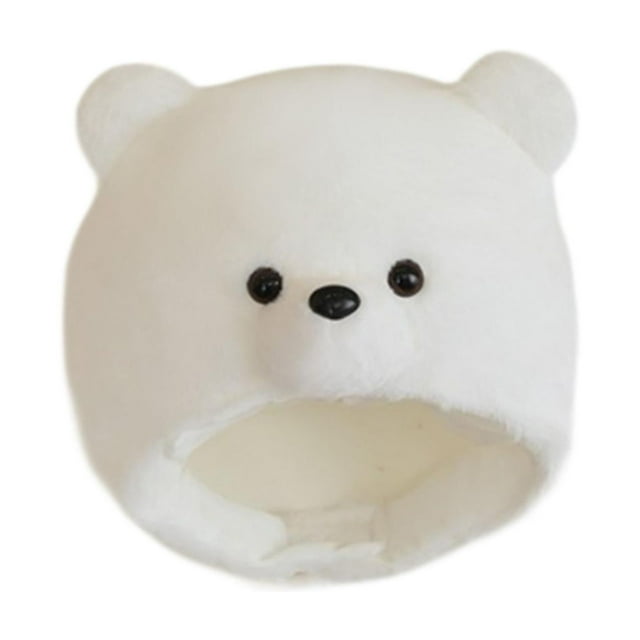 Gorro de de peluche para invierno, divertido gorro de peluche de animal para y Halloween.
