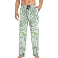 thumbnail image 4 of Tropical Palm Leaves Ghost Pajama Pants, Men's Lounge Pants Light with Drawstring and Pockets, Christmas New Year Birthday Father's Day Gifts, Medium, 4 of 7