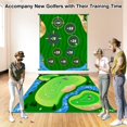thumbnail image 4 of Alfombrilla de golf TOTOSIN de doble cara, 6 x 5 pies, con accesorios, 4 of 6